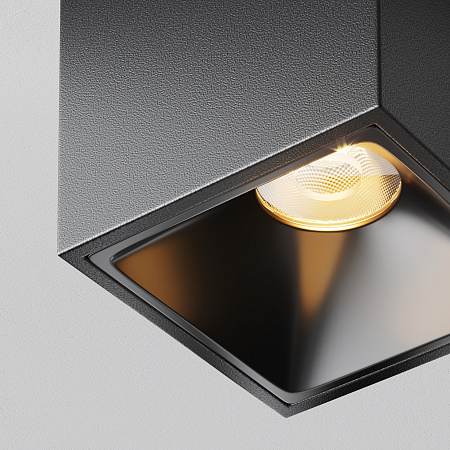 Светильник потолочный светодиодный Maytoni Alfa LED C065CL-8W2.7K-SQ-B