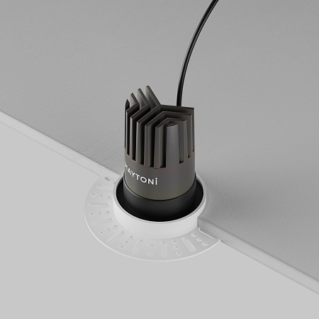 Светильник встраиваемый светодиодный Maytoni Dip DL119-10W-3K-TRS-B