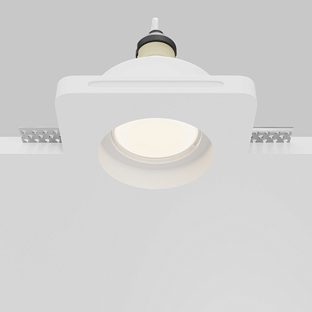 Светильник встраиваемый Maytoni Gyps Modern DL002-GU10-01-W Светильник встраиваемый Maytoni Gyps Modern DL002-GU10-01-W