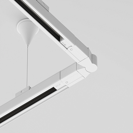 Коннектор поворотный для 3-фазного шинопровода Maytoni Trinity Accessorises TRA005CS-31W