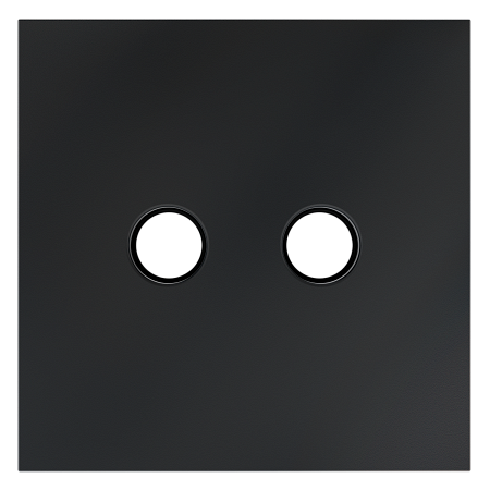 Накладка для розетки телевизионной оконечной TV+SAT Voltum S70 (графит) VLS001607