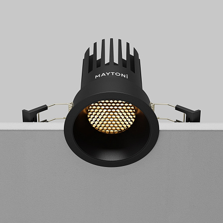 Светильник встраиваемый светодиодный Maytoni Dip DL117-15W-2.7K-B