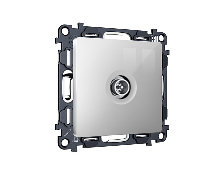 Комплект механизм TV розетки оконечной экранированной 5-1000MHz 3dB Ambrella Volt Alfa MA413005