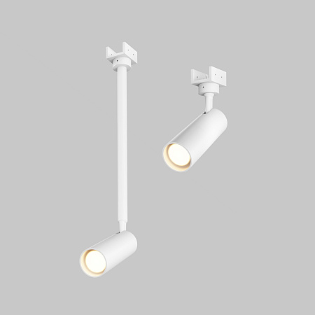 Трековый однофазный уличный светодиодный светильник Maytoni Elasity IP Focus Led O-TR01-1-S-8WW3K