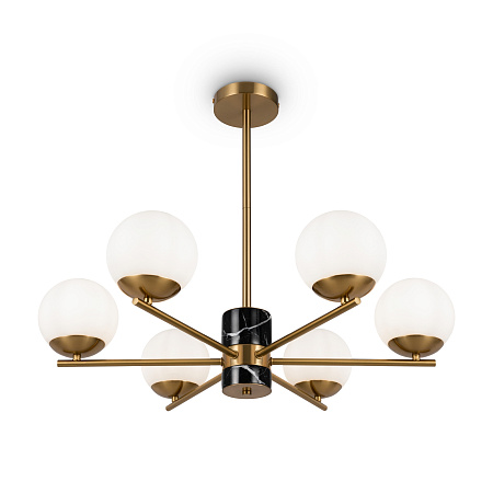 Люстра на штанге Freya Marble FR5230PL-06BS Люстра на штанге Freya Marble FR5230PL-06BS