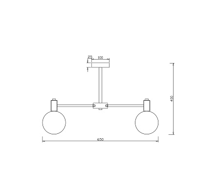 Люстра на штанге Freya Globo FR5175PL-06BS