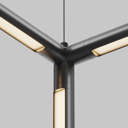 T-образный вертикальный коннектор для системы без ввода питания Maytoni Shelf CA016TC-B