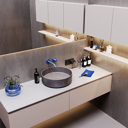 Розетка встраиваемая VOLTUM S70 с заземлением, защитными шторками и крышкой (черный матовый) VLS040308