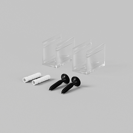 Клипсы для гибкого неона 17x12 мм 2 шт. Maytoni Изгиб поперек оптической оси 432007