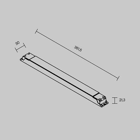 Источник напряжения Dali DT6 60Вт 24В Maytoni DALI 725006 Источник напряжения Dali DT6 60Вт 24В Maytoni DALI 725006