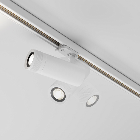 Трековый трехфазный светодиодный светильник Maytoni Trinity Focus Zoom TR198-3-20W4K-Z-W