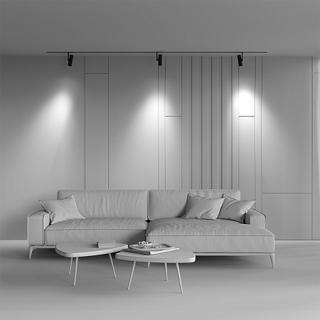 Трековый магнитный светодиодный светильник Maytoni Elti TR005-2-12W3K-B