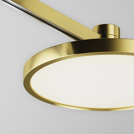 Трековый однофазный светодиодный светильник Maytoni Flarity Plato TR153-1-10W4K-BS