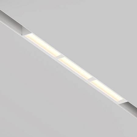 Трековый однофазный магнитный светодиодный светильник Maytoni Exility Parete TR106-2-18W3K-W Трековый однофазный магнитный светодиодный светильник Maytoni Exility Parete TR106-2-18W3K-W