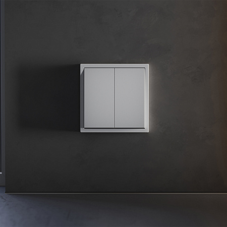 Клавиши для выключателя/переключателя двухклавишного Voltum S70 (серый) VLS000316