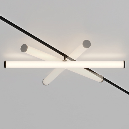 Трековый однофазный магнитный светодиодный светильник Maytoni Exility TR086-2-25W3K-B