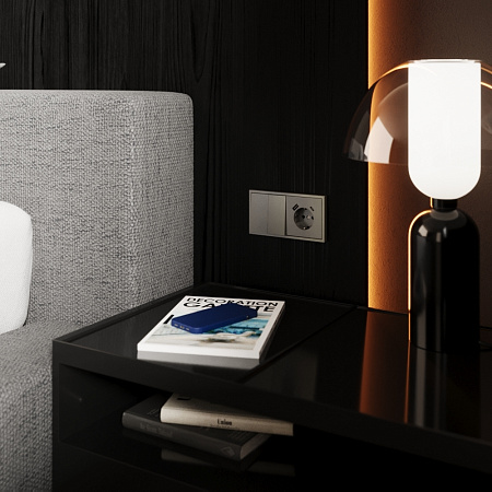 Выключатель двухклавишный перекрестный встраиваемый 10А Voltum S70 (шелк) VLS020504 Выключатель двухклавишный перекрестный встраиваемый 10А Voltum S70 (шелк) VLS020504