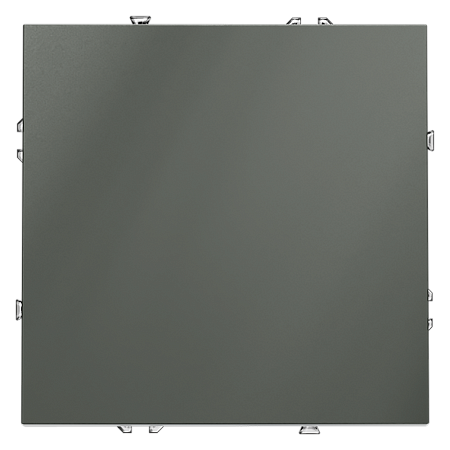 Выключатель встраиваемый VOLTUM S70 одноклавишный (титан) VLS010106