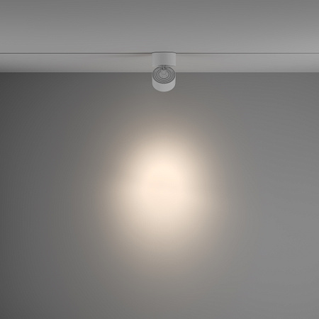 Трековый однофазный светодиодный светильник Maytoni Unity Yin TR084-1-15W4K-W