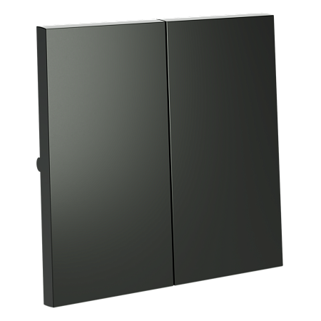 Клавиши для выключателя/переключателя двухклавишного Voltum S70 (титан) VLS000306