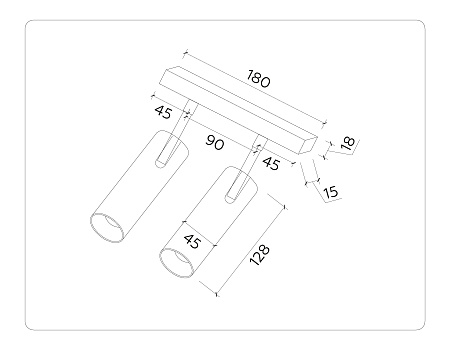 Трековый магнитный светодиодный светильник Magnetic GL GL3902