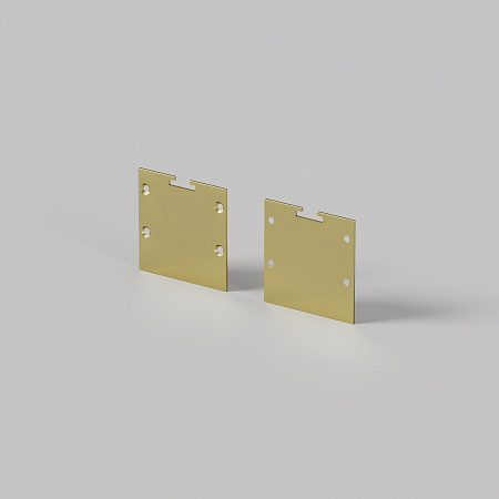 Комплект заглушек (для профиля 35×35) 2 шт., Maytoni ALM-3535BT-BR-EC 642039