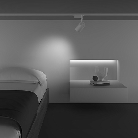 Трековый однофазный светодиодный светильник Maytoni Unity Vuoro TR003-1-10W4K-M-W Трековый однофазный светодиодный светильник Maytoni Unity Vuoro TR003-1-10W4K-M-W