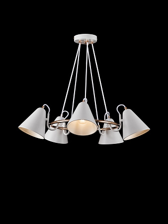 Люстра подвесная Freya Falke Market FR8001PL-05WG Люстра подвесная Freya Falke Market FR8001PL-05WG