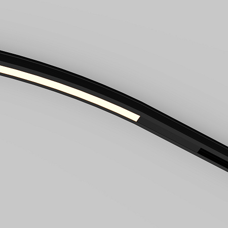 Трековый магнитный светодиодный светильник Maytoni Levity Flex TR186-1-16W2.7K-B