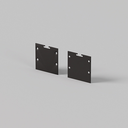 Комплект заглушек (для профиля 35×35) 2 шт., Maytoni ALM-3535BT-B-EC 642038