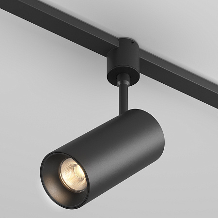 Трековый однофазный светодиодный светильник Maytoni Elasity Focus Led TR163-1-15W3K-M-B