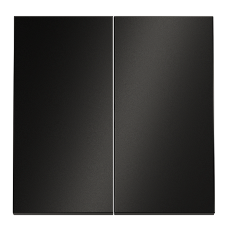 Клавиши для выключателя/переключателя двухклавишного Voltum S70 METAL (антрацит) VLSM000312