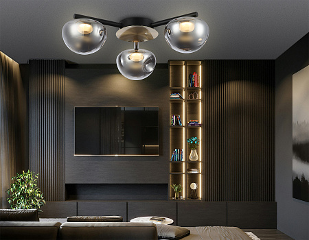 Люстра потолочная светодиодная Ambrella light HIGH LIGHT LH12006