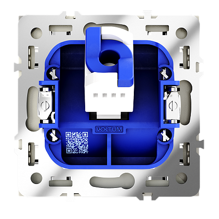 Розетка компьютерная встраиваемая VOLTUM S70 RJ45 кат.6, (шелк) VLS060104