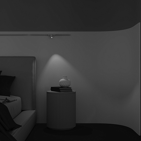 Трековый магнитный светодиодный светильник Maytoni Radity Focus LED TR103-1-5W3K-M-W