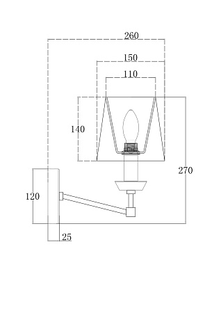 Бра Maytoni Beira MOD064WL-01N