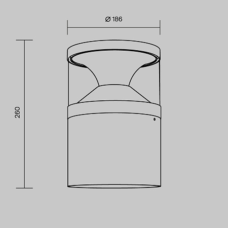 Уличный ландшафтный светодиодный светильник Maytoni Pyro O496FL-L21B3K Уличный ландшафтный светодиодный светильник Maytoni Pyro O496FL-L21B3K