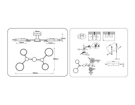 Люстра потолочная светодиодная FL4859 Люстра потолочная светодиодная FL4859