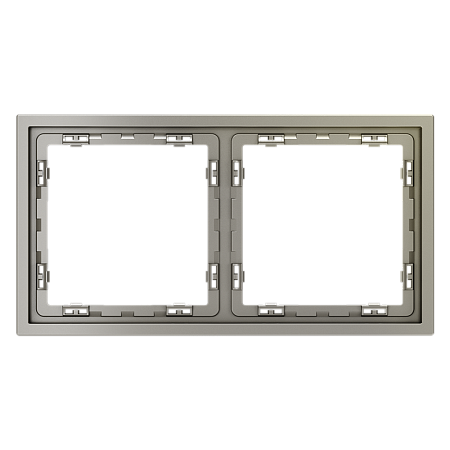 Рамка пластиковая VOLTUM S70 на 2 поста, (шелк) VLS100204 Рамка пластиковая VOLTUM S70 на 2 поста, (шелк) VLS100204