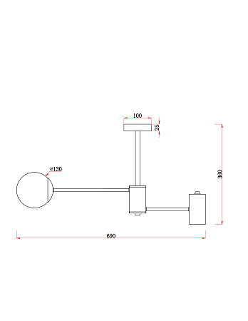 Светильник потолочный Freya Starshine FR5325CL-03BS Светильник потолочный Freya Starshine FR5325CL-03BS
