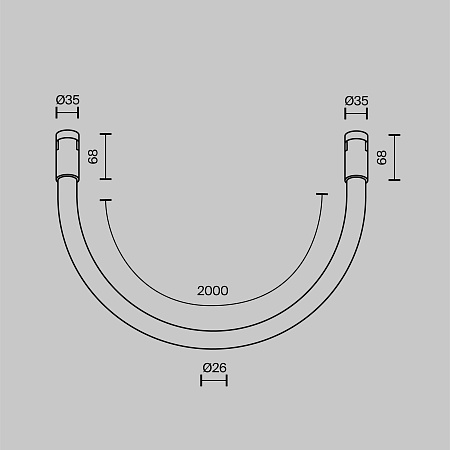 Трековый однофазный магнитный светодиодный светильник Maytoni Flarity Tau TR154-1-27W4K-B Трековый однофазный магнитный светодиодный светильник Maytoni Flarity Tau TR154-1-27W4K-B