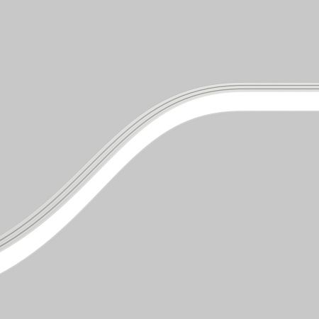 Трековый магнитный светодиодный светильник Maytoni Basity Flex TR180-1-24WTW-B