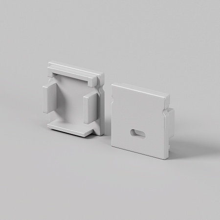 Комплект заглушек (для профиля 20×20) 2 шт., Maytoni ALM-2020-EC 642072