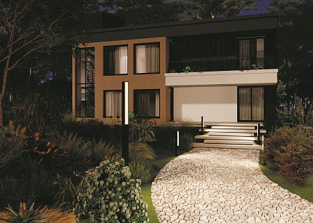 Уличный ландшафтный светодиодный светильник Maytoni Blitz O470FL-L20GF3K Уличный ландшафтный светодиодный светильник Maytoni Blitz O470FL-L20GF3K