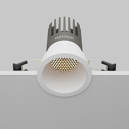 Светильник встраиваемый светодиодный Maytoni Dip DL118-15W-3K-W