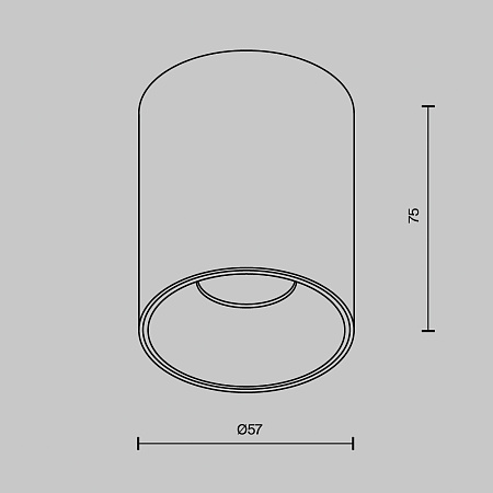 Светильник потолочный светодиодный Maytoni Alfa LED C064CL-8W2.7K-RD-B Светильник потолочный светодиодный Maytoni Alfa LED C064CL-8W2.7K-RD-B