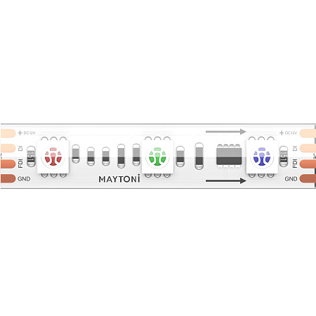 Светодиодная лента Ultra 14,4 Вт/м RGB 12V IP68 Maytoni SPI 201245