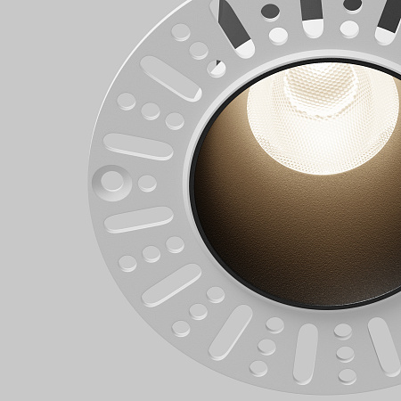 Светильник встраиваемый светодиодный Maytoni Dip DL120-10W-4K-TRS-B