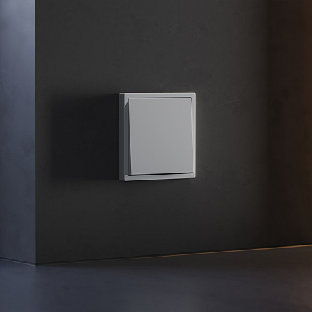 Клавиша для выключателя/переключателя одноклавишного Voltum S70 (серый) VLS000116