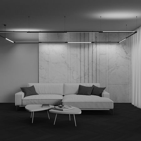 Светильник трековый светодиодный Maytoni Shelf Basis C147CL-L900-24W3K-B